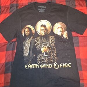 Earth Wind & Fire Black Graphic Tee
